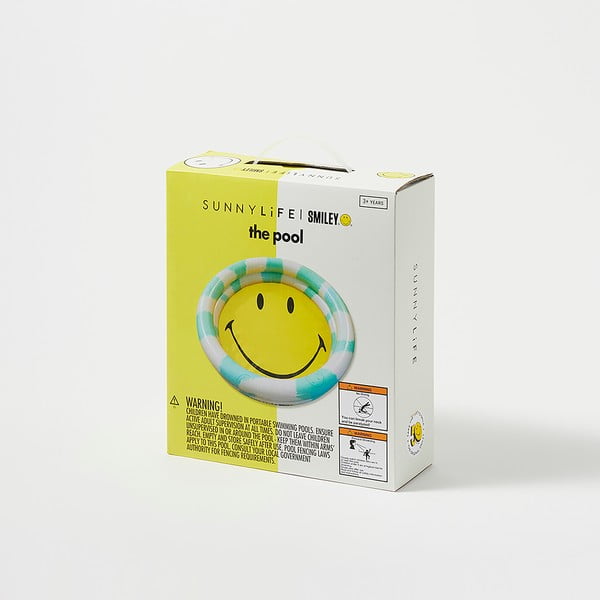 Piepūšamais baseins Sunnylife Smiley, ø 165 cm-image-4
