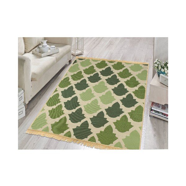 Zaļš paklājs Floorist Baklava Green, 80 x 150 cm-image-2