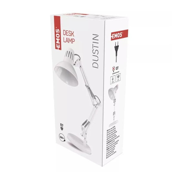 Balta galda lampa (augstums 46 cm) Dustin – EMOS-image-1