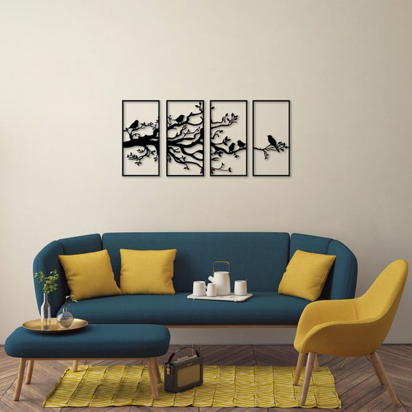 Metāla sienas dekors 34x70 cm Branch – Wallity-image-3