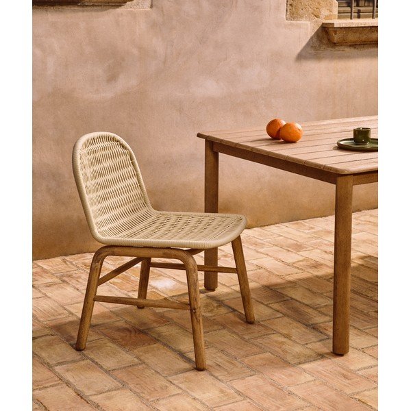 Bēšs dārza krēsls Alipa – Kave Home-image-1