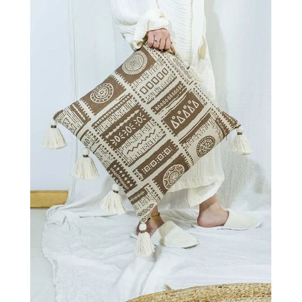 Spilvendrāna no kokvilnas maisījuma 45x45 cm – Mila Home-image-1