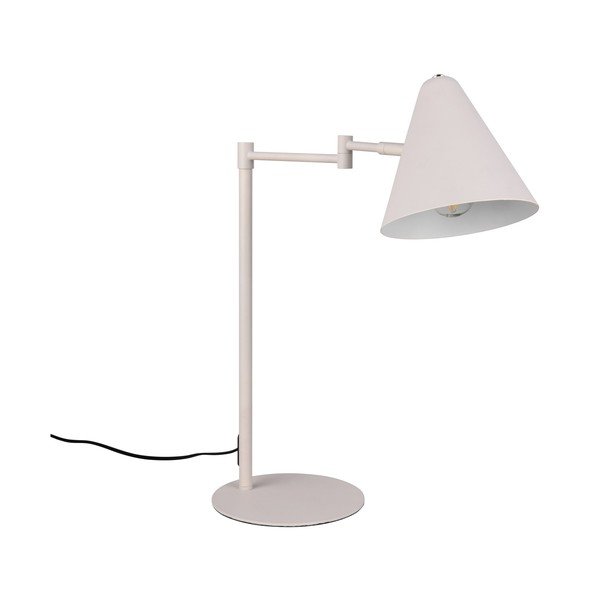Ziloņkaula krāsas galda lampa ar saliekamu konstrukciju (augstums 50,5 cm) Cosima – Trio