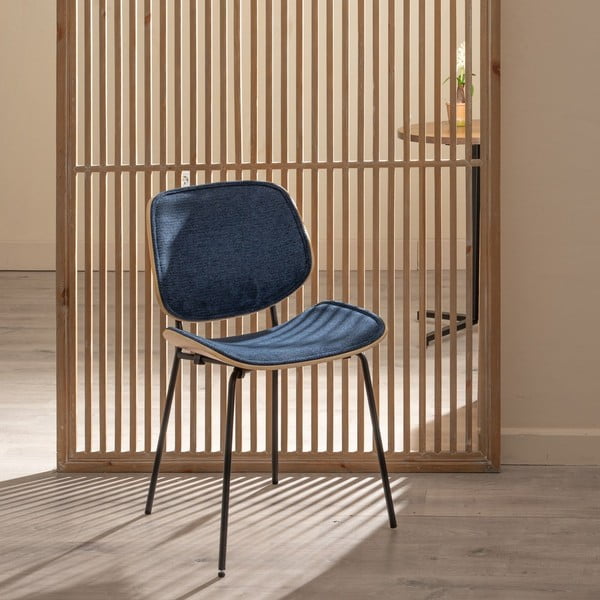 Tumši zili pusdienu krēsli (2 gab.) Elio – Ixia-image-1