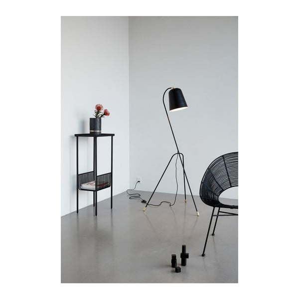 Melns rotangpalmas krēsls Hübsch Aslog-image-1