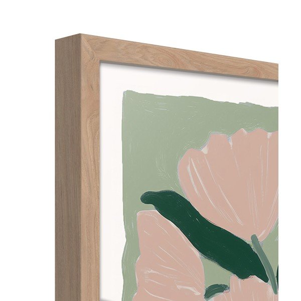 Drukāta glezna ar rāmi 50x70 cm Spotted Vase – Styler-image-3