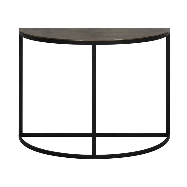 Bronzas krāsas metāla konsoles galds 42x100 cm Peto – Light & Living