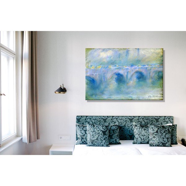 Gleznas reprodukcija Claude Monet – Le Pont de Waterloo, 90 x 60 cm-image-1