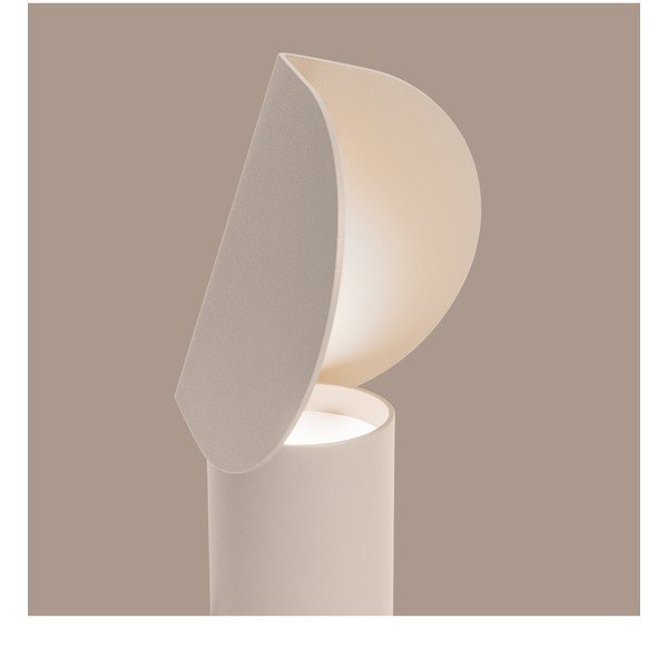 Bēša alumīnija LED galda lampa (augstums 15 cm) BISCUIT – Thoro-image-2