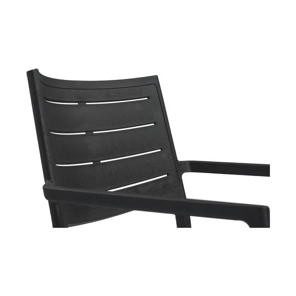 Melns plastmasas dārza krēsls Metaline – Keter-image-3