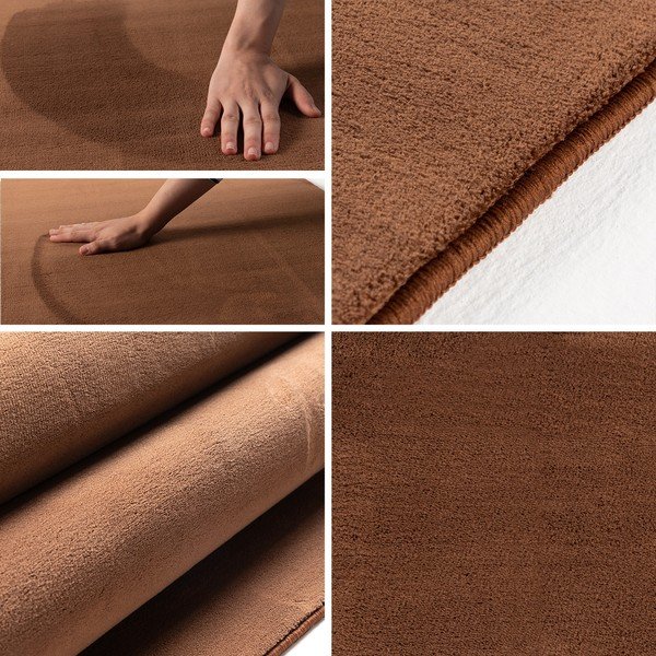 Brūns mazgājams apaļš paklājs ø 200 cm Sky – Ayyildiz Carpets-image-3