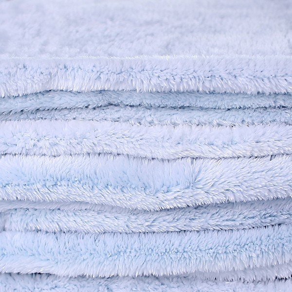 Gaiši zila mikrošķiedras sega DecoKing Fluff BabyBlue, 170 x 210 cm-image-2