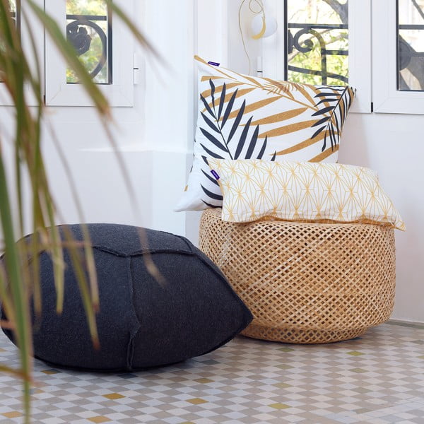 Spilvendrānas (2 gab.) 50x50 cm Foliage – Blanc-image-1