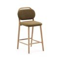 Haki bāra krēsls (sēdekļa augstums 66 cm) Helda – Kave Home