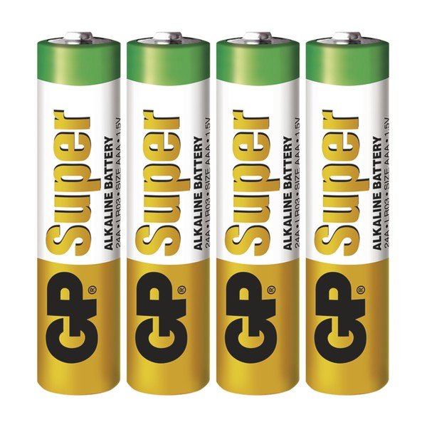 4 sārmu baterijas komplektā GP Super AAA - EMOS-image-1