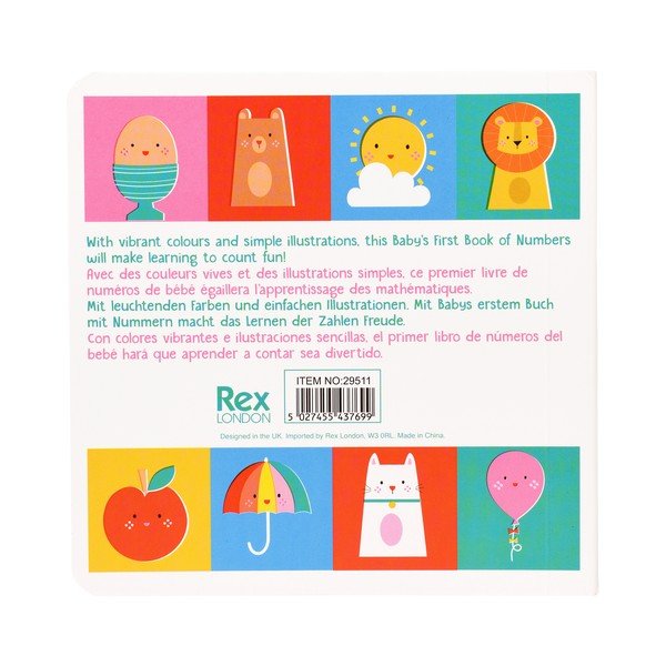 Interaktīvā rotaļlieta Baby's First Book of Numbers – Rex London-image-4
