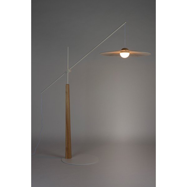 Balta/dabīga toņa stāvlampa (augstums 200 cm) Belle – Zuiver-image-2
