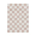 Gaiši rozā/krēmkrāsas mazgājams/ar rokām darināts kokvilnas paklājs 120x160 cm Kitchen Tiles Rose – Lorena Canals