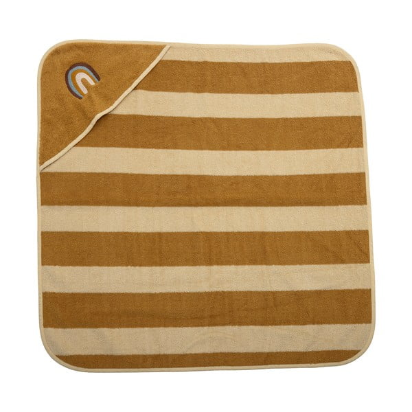 Okera dzeltens/bēšs bērnu dvielis 78x78 cm Agnes – Bloomingville Mini-image-2