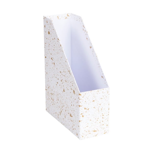 Balta ar zeltu žurnālu un dokumentu mape Bigso-image-2