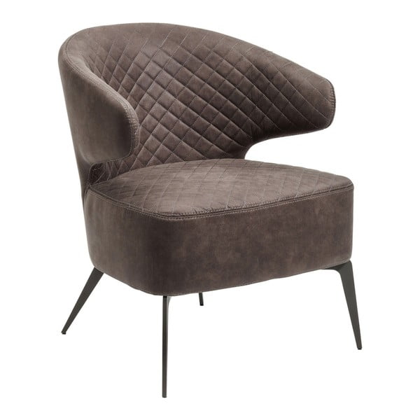 Tumši pelēks krēsls Kare Design Amsterdam Grey