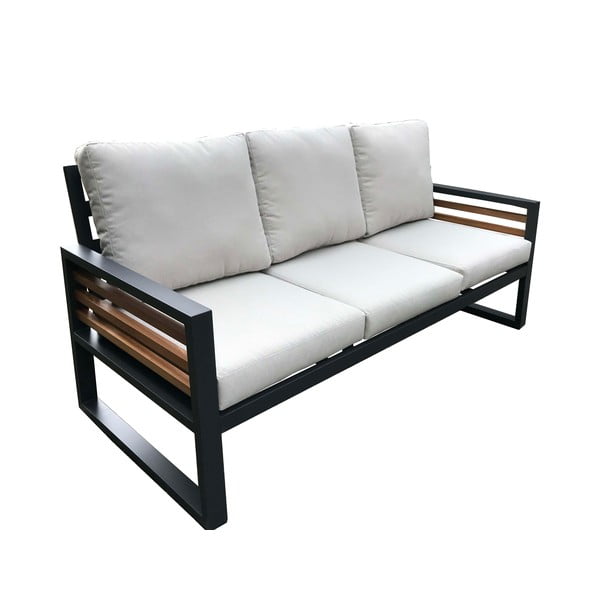 Pelēks alumīnija dārza atpūtas komplekts 5 personām Colmar – Rojaplast-image-3