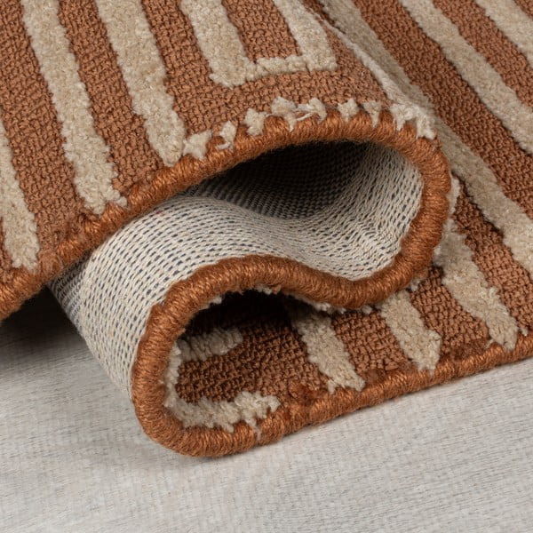 Terakotas oranžs paklājs 160x230 cm Kylo – Flair Rugs-image-3