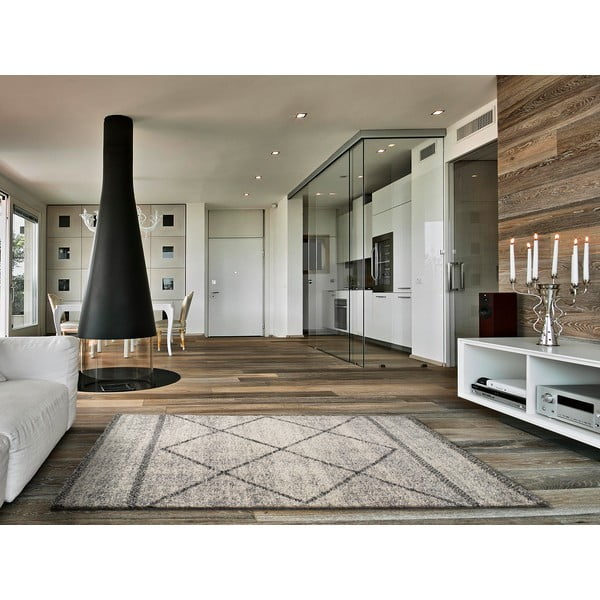 Pelēks paklājs Universal Kasbah Gris, 80 x 150 cm-image-1