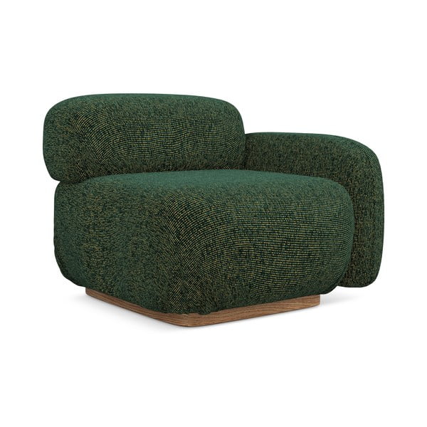 Tumši zaļa modulārā dīvāna daļa (ar labo stūri) Ailani – Makamii-image-2