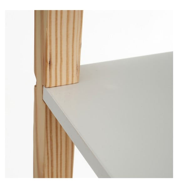 Balts bērnu grāmatu plaukts 60x106,5 cm – Casa Selección-image-3