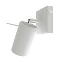 Balta metāla prožektora tipa lampa ø 6 cm Etna – Sollux