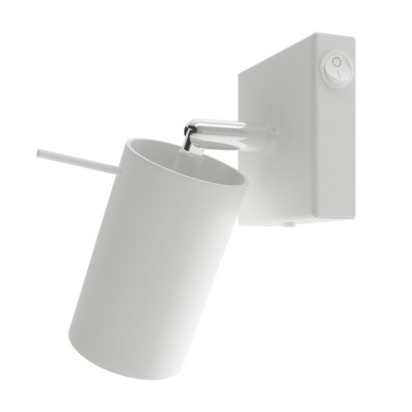 Balta metāla prožektora tipa lampa ø 6 cm Etna – Sollux