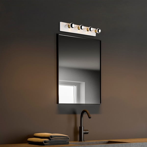 Balta sienas lampa Mirro – Opviq lights-image-3