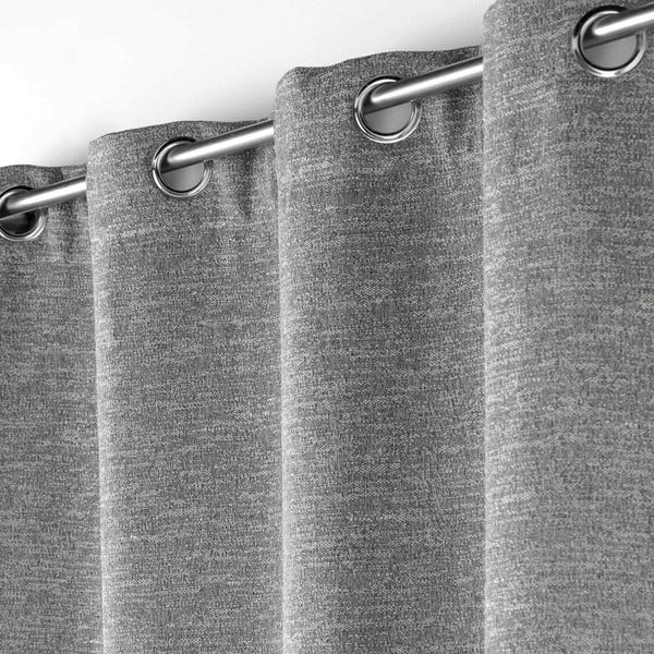 Pelēks gaismu necaurlaidīgs aizkars 140x240 cm Dusky – douceur d'intérieur-image-1