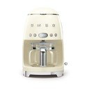 Krēmīgi balts filtru kafijas automāts SMEG
