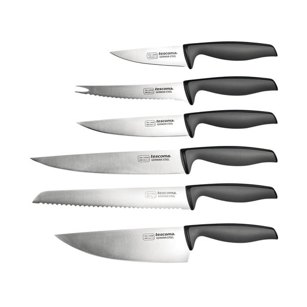 Nažu komplekts ar statīvu (6 gab.) Precioso – Tescoma-image-1