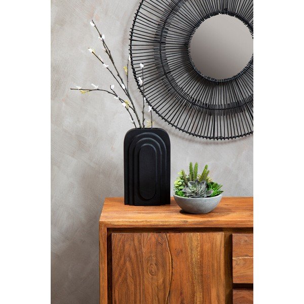 Tumša dabīga toņa akācijas masīvkoka kumode 92x82x40 cm Simla – Premier Housewares-image-3