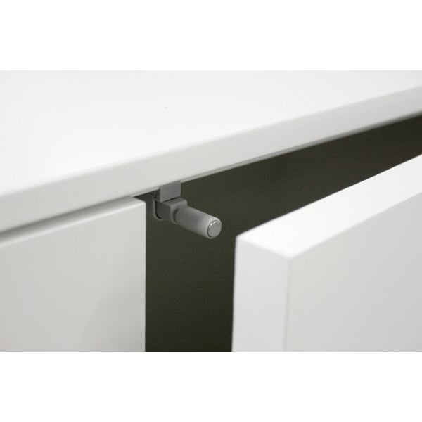 Balts kumode ar ozolkoka kājām Tenzo Patch-image-1