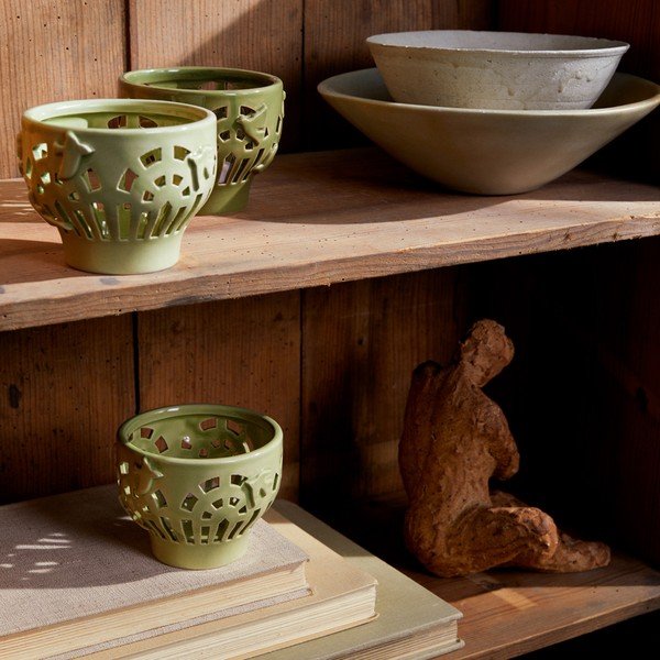 Keramikas svečturis Orangery – Kähler Design-image-1