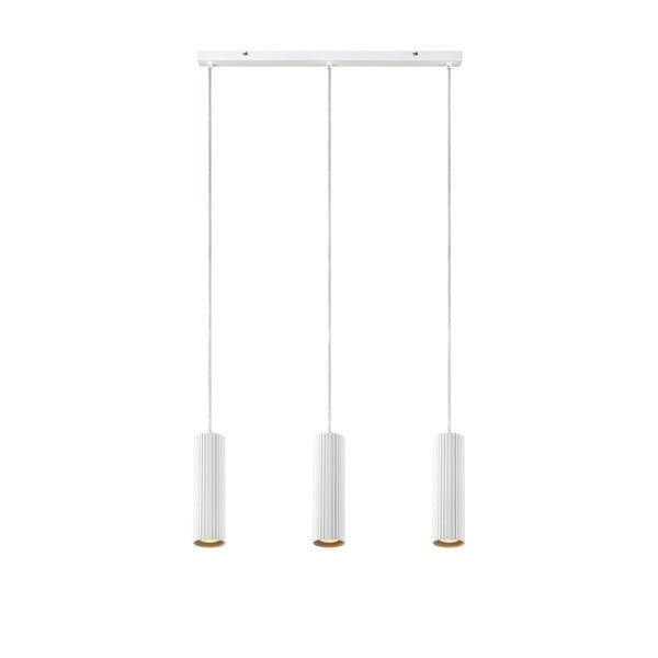 Balta piekaramā lampa ar metāla abažūru 68x7 cm Costilla – Markslöjd