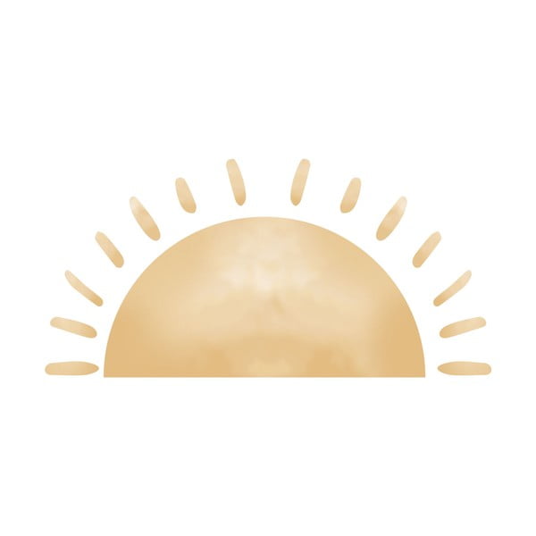 Sienas bērnu uzlīme 155x75 cm Watercolor Sun – Ambiance-image-2