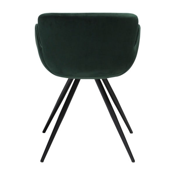 Zaļš polsterēts ēdamistabas krēsls ar roku balstiem Gaia – DAN-FORM Denmark-image-2