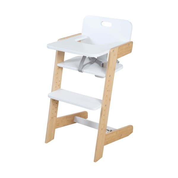 Balts bērnu barošanas krēsls Nature UP – Roba