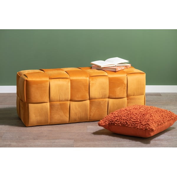 Sinpeju dzeltens samta pufs Weaved – Leitmotiv-image-1