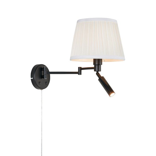 Melnbalta LED sienas lampa ar saliekamu konstrukciju Pivot – Markslöjd