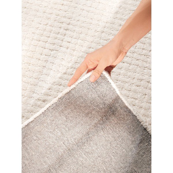 Krēmkrāsas vilnas celiņa paklājs 80x250 cm Eloise – Hanse Home-image-4
