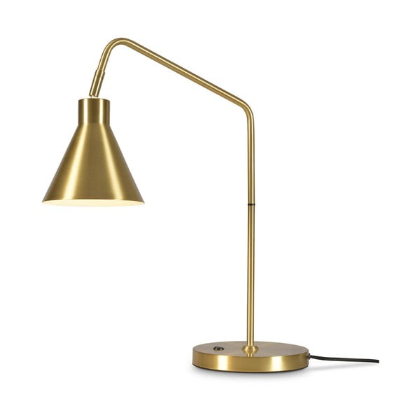 Galda lampa ar metāla abažūru zelta krāsā (augstums 55 cm) Lyon – it's about RoMi
