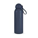 Zila nerūsējošā tērauda termopudele ar salmiņu 500 ml Tekla – Sagaform
