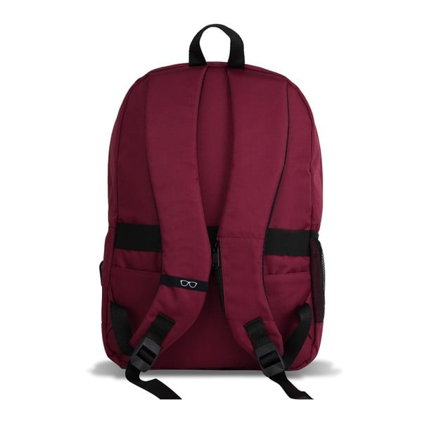 Bordo sarkana mugursoma ar USB portu My Valice SPECTA Smart Bag-image-4