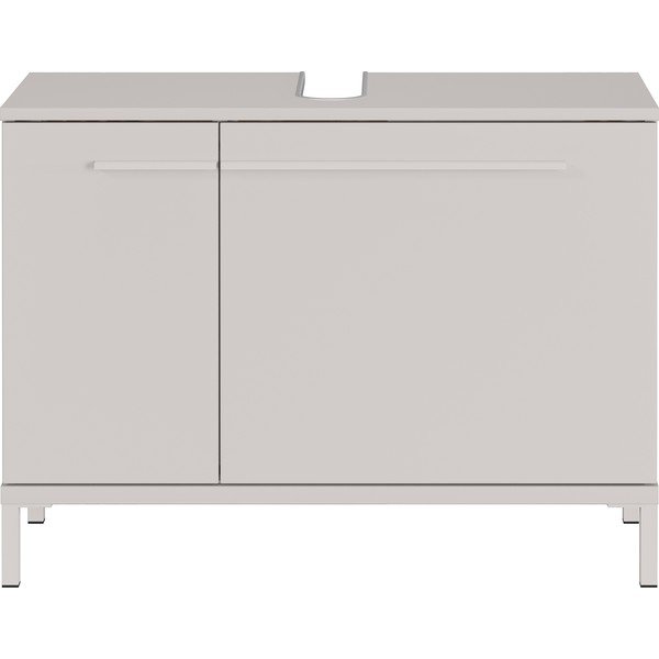 Krēmkrāsas matēts skapītis zem izlietnes 80x59 cm Laurino – Germania-image-3